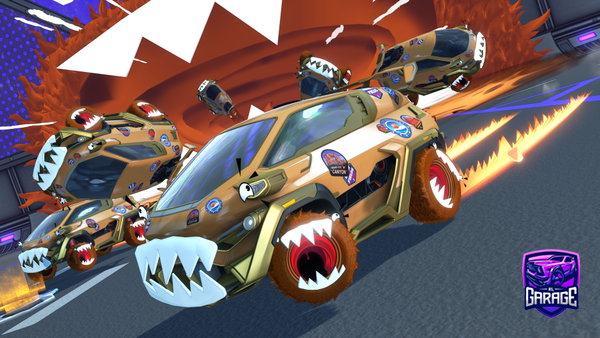 A Rocket League car design from Wheezy__