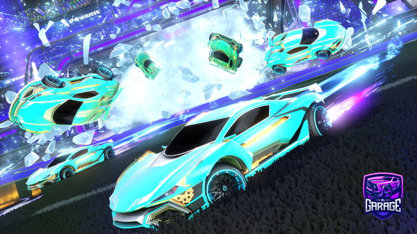 A Rocket League car design from JohnnyS2