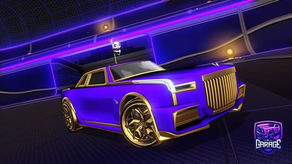 A Rocket League car design from SantyRzx