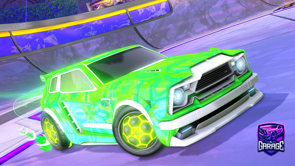 A Rocket League car design from Fadedpearl