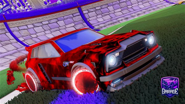 A Rocket League car design from YomumsPIZZAS