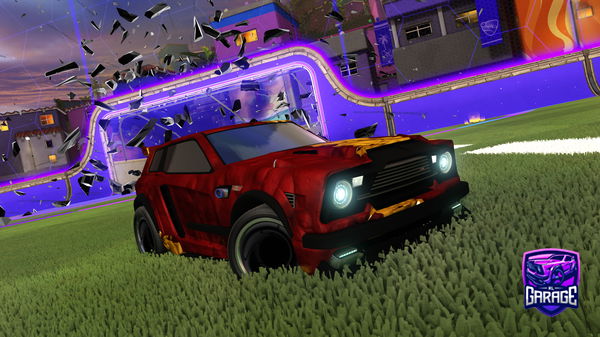 A Rocket League car design from Himynameishammy