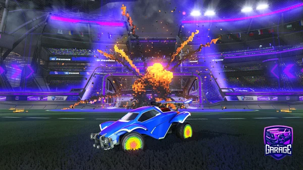 A Rocket League car design from whiteyakahim