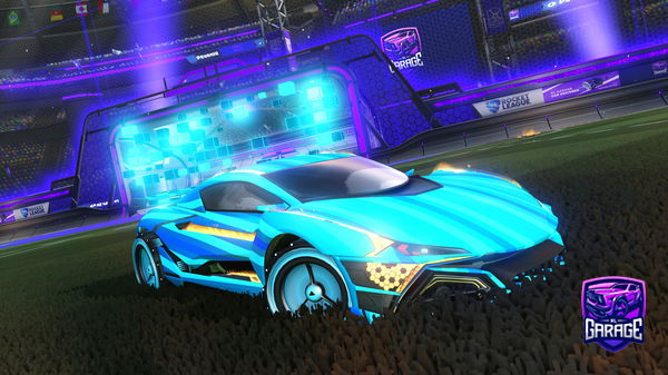 A Rocket League car design from HyperGecko