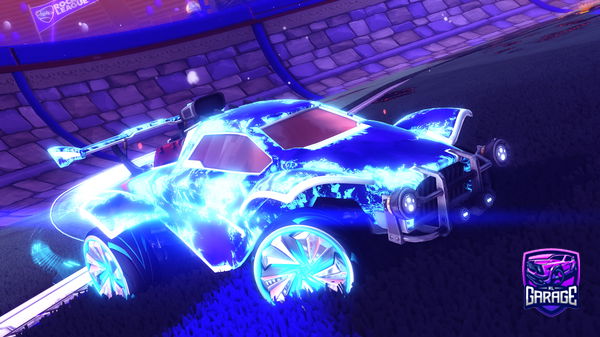 A Rocket League car design from iwarok_9