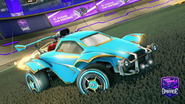 A Rocket League car design from daddydolf