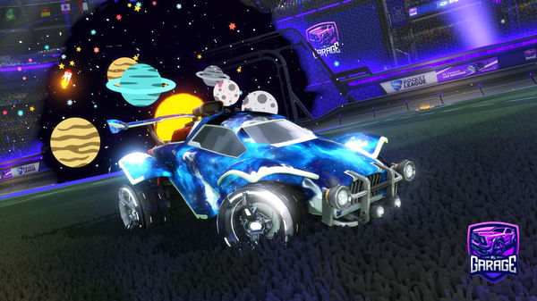 A Rocket League car design from supertopo08