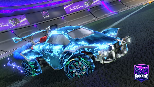 A Rocket League car design from BilledCleric8