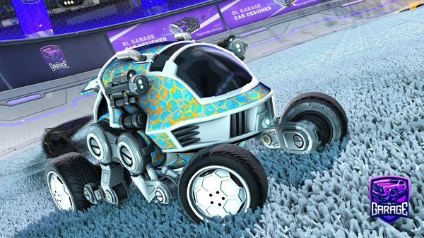 A Rocket League car design from JWBACON2012