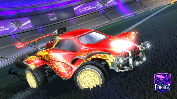 A Rocket League car design from SupremeStrikerr