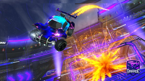 A Rocket League car design from AllianceLunasola