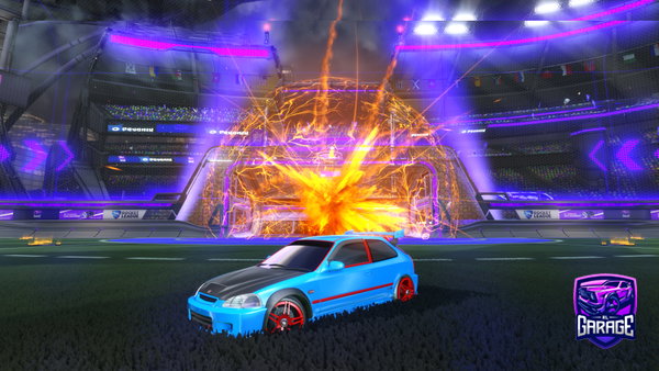 A Rocket League car design from ExtiinctRL