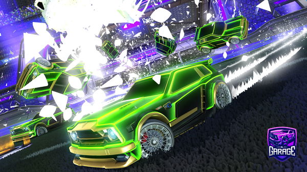 A Rocket League car design from Slushcat5