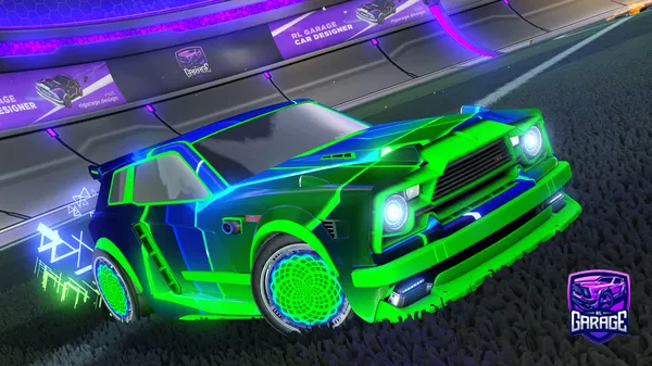 A Rocket League car design from microwave_setup