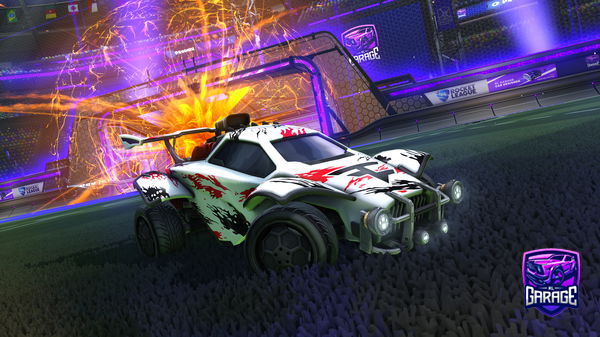 A Rocket League car design from rudisgrenis