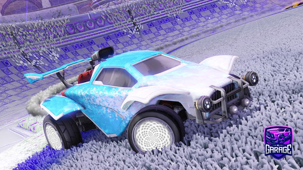 A Rocket League car design from Qsxnl