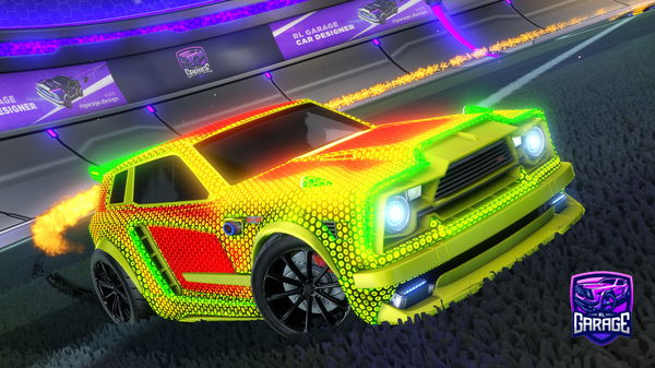 A Rocket League car design from Sharkboiii