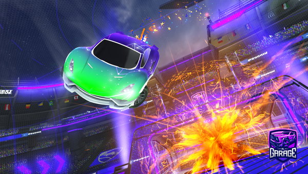 A Rocket League car design from JoeByron