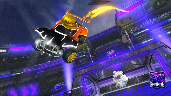 A Rocket League car design from Demomeforafreebm1