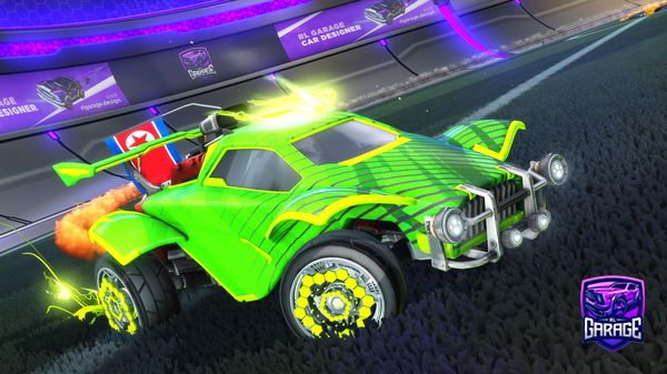 A Rocket League car design from CJR2