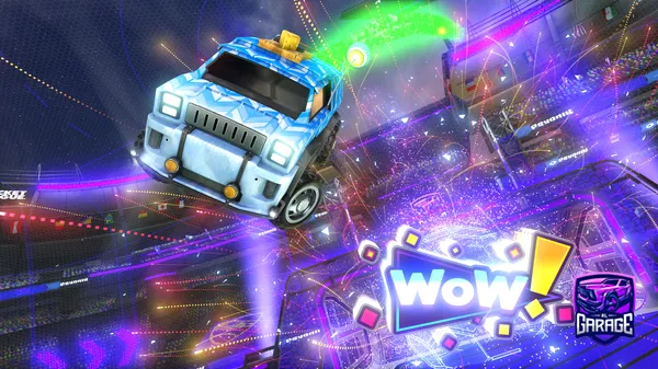 A Rocket League car design from Mystic-Demo