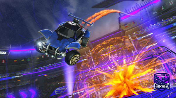 A Rocket League car design from mc-Jona