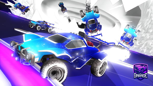 A Rocket League car design from Voltaspaid2
