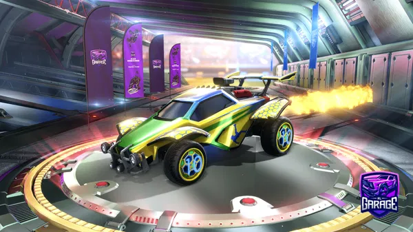 A Rocket League car design from Gummibear