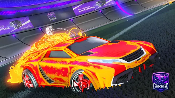 A Rocket League car design from Bit5K