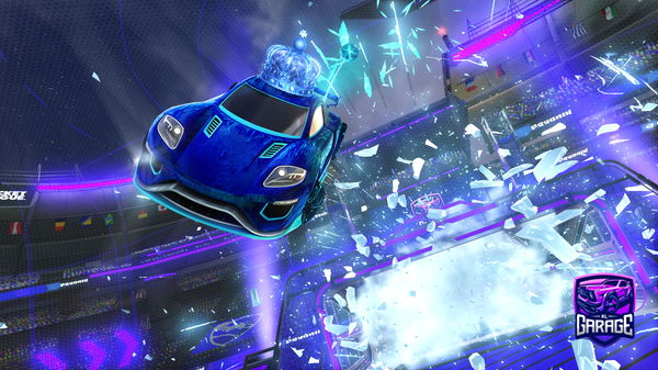 A Rocket League car design from ItzToast985