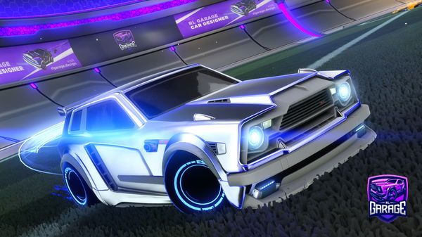 A Rocket League car design from Skullylord