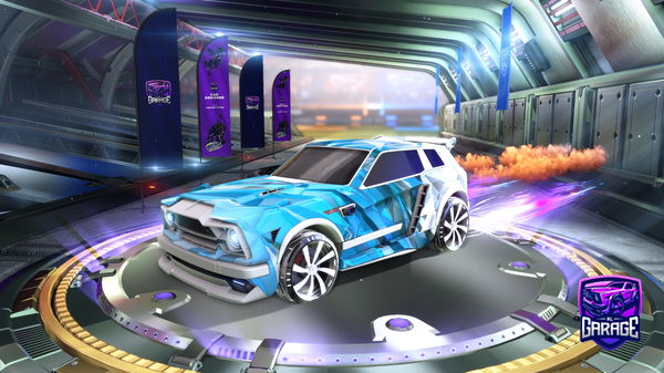 A Rocket League car design from Vuxtey