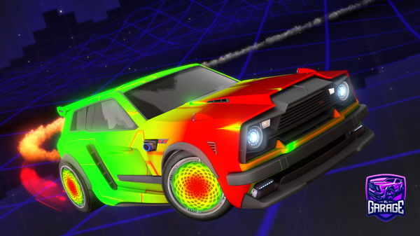 A Rocket League car design from speedyluquetxx