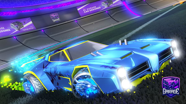 A Rocket League car design from DolnMag