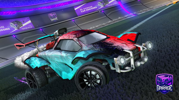 A Rocket League car design from gar-7