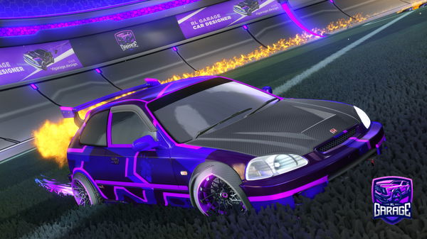 A Rocket League car design from StratoDrift