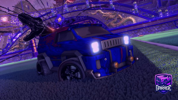 A Rocket League car design from Electro-G