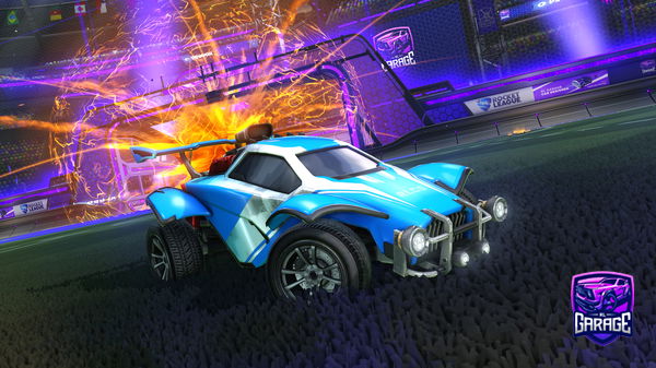 A Rocket League car design from Rian7k9a