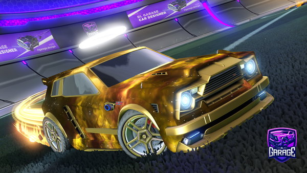 A Rocket League car design from YHELLEHY