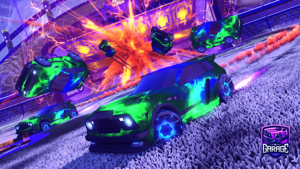 A Rocket League car design from Ghostkiy