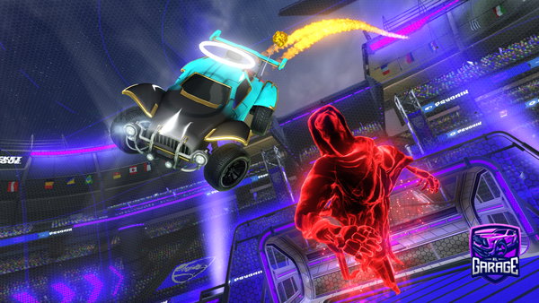 A Rocket League car design from foxloksUP