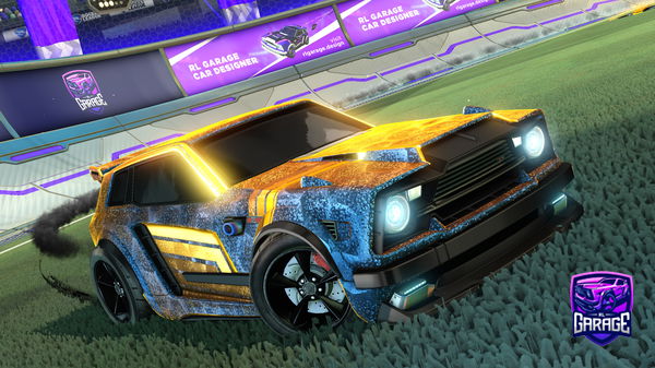 A Rocket League car design from WoKy_
