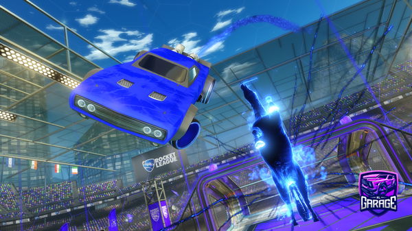 A Rocket League car design from raspberrv