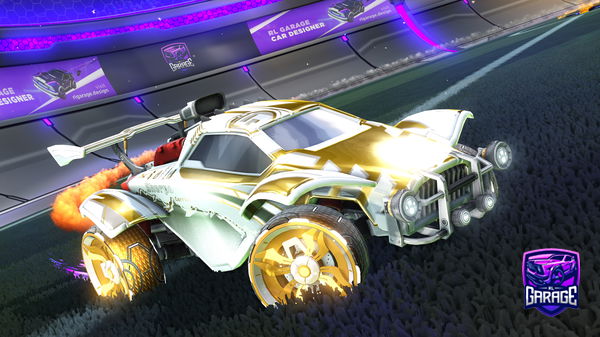 A Rocket League car design from KnowmSayin