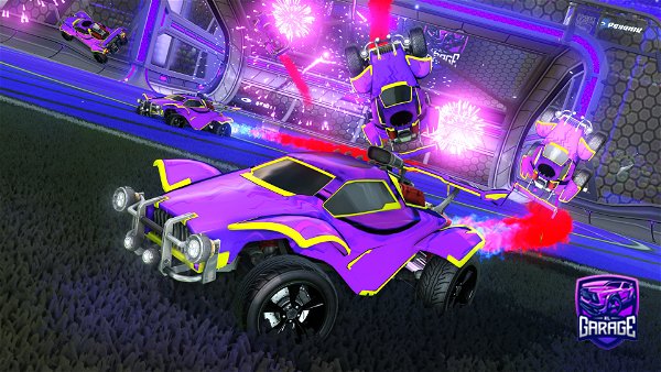 A Rocket League car design from Dylan120games