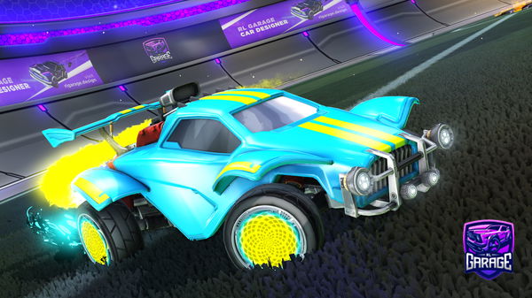 A Rocket League car design from Rippingrayman