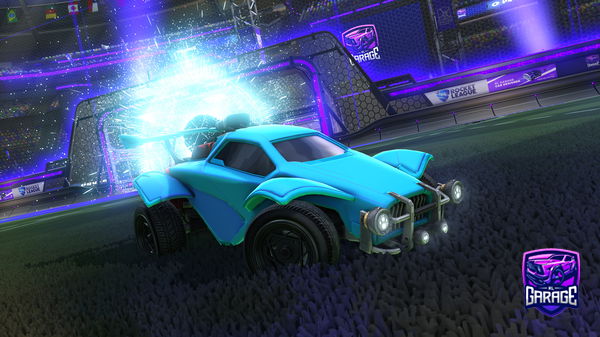 A Rocket League car design from before