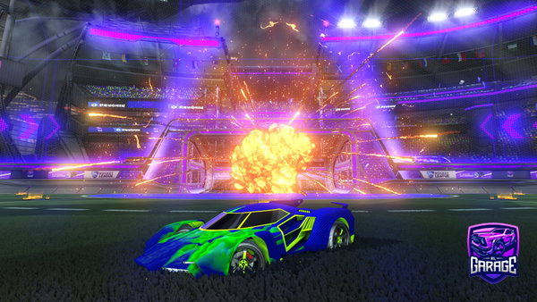 A Rocket League car design from Boodymohey
