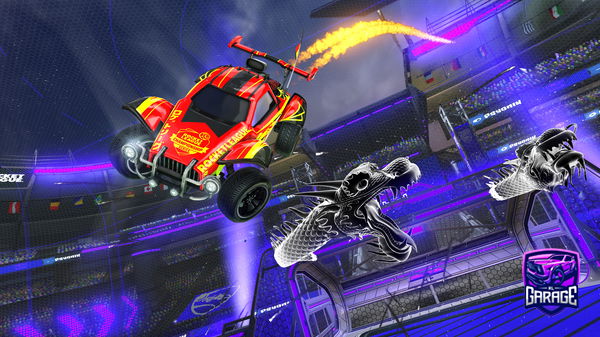 A Rocket League car design from Nvr191