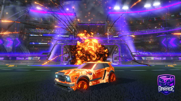 A Rocket League car design from Lommamark